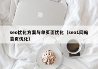 seo优化方案与单页面优化（seo1网站首页优化）
