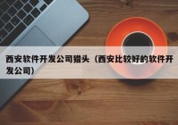 西安软件开发公司猎头（西安比较好的软件开发公司）