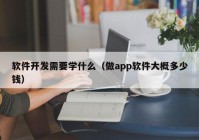 软件开发需要学什么（做app软件大概多少钱）