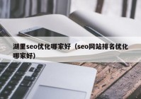 湖里seo优化哪家好（seo网站排名优化哪家好）